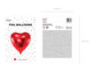 Picture of FOIL BALLOON HEART RED 28 INCH